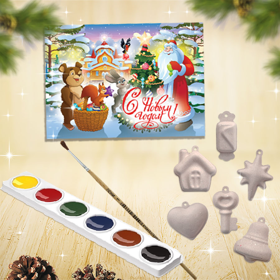 Набор для росписи Елочные игрушки